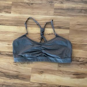 Prana grey sports bra size XL